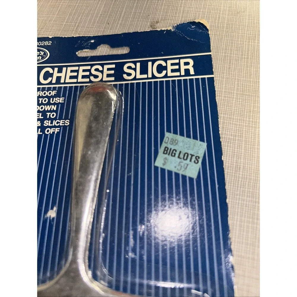 Debbie's Kitchen Stainless Steel Cheese Slicer 1960s-70's New in Package